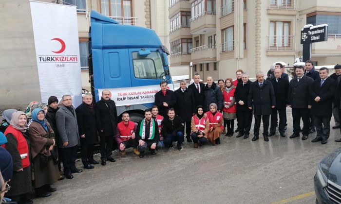 İblid İçin İkinci İnsani Yardım Tırı Yola Çıktı.